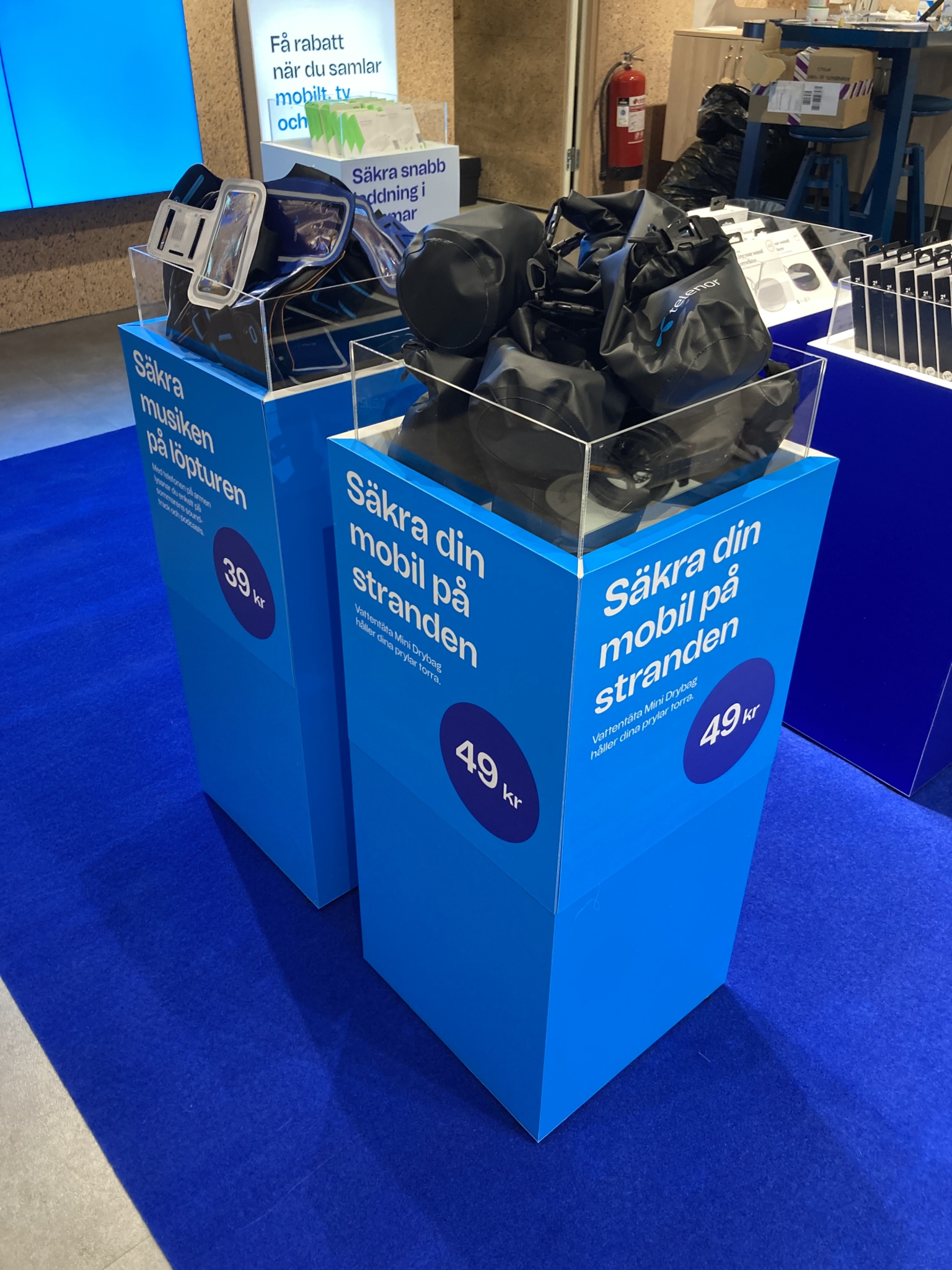 Störtkorgar i butik